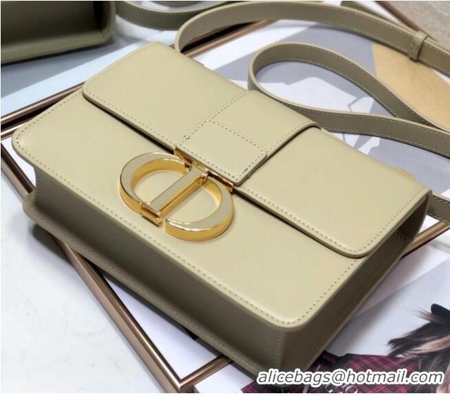 Good Quality DIOR 30 MONTAIGNE BAG Box Calfskin M9203UM Beige