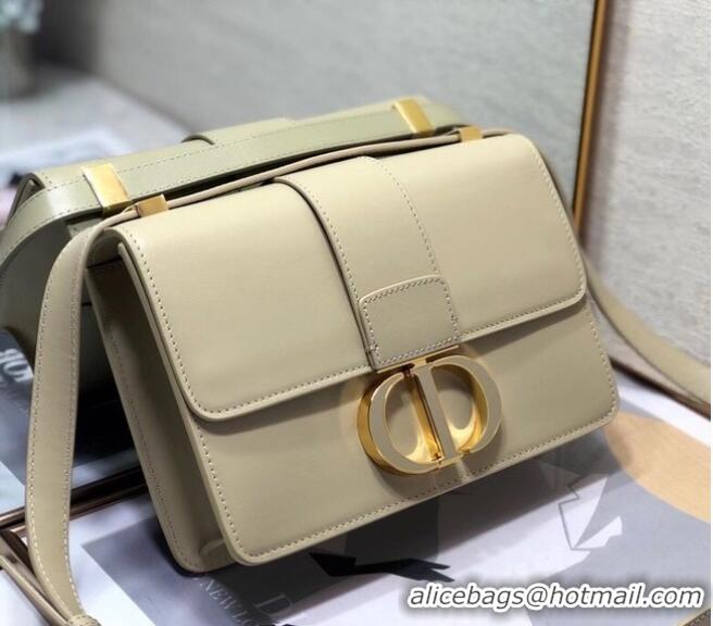 Good Quality DIOR 30 MONTAIGNE BAG Box Calfskin M9203UM Beige