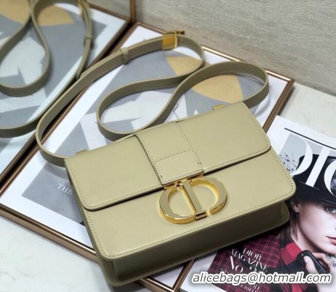 Good Quality DIOR 30 MONTAIGNE BAG Box Calfskin M9203UM Beige