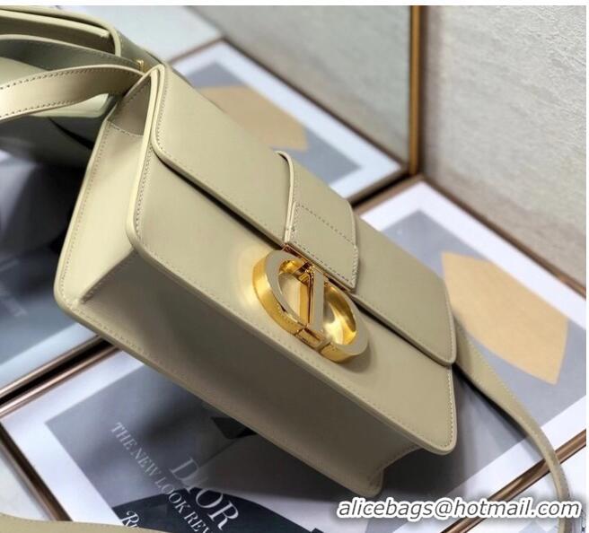 Good Quality DIOR 30 MONTAIGNE BAG Box Calfskin M9203UM Beige