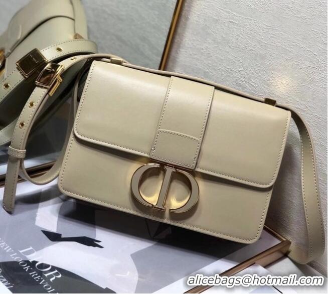 Good Quality DIOR 30 MONTAIGNE BAG Box Calfskin M9203UM Beige