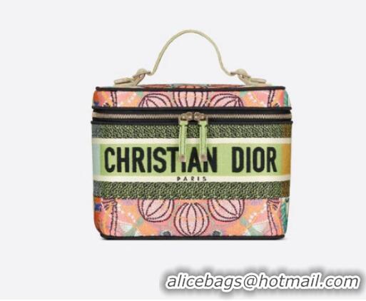 Buy Discount DIORTRAVEL VANITY CASE Multicolor Dior in Lights Embroidery S5480V