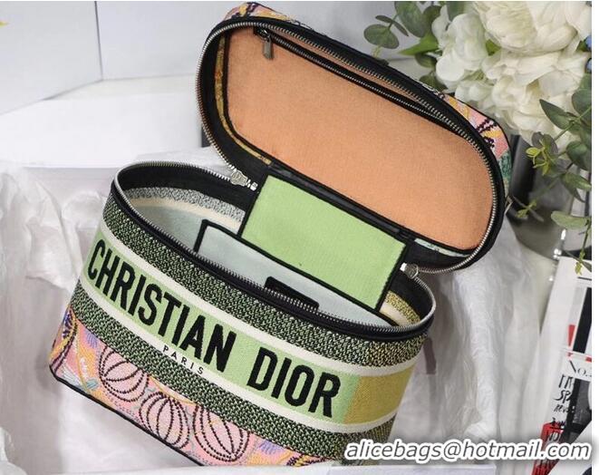 Buy Discount DIORTRAVEL VANITY CASE Multicolor Dior in Lights Embroidery S5480V