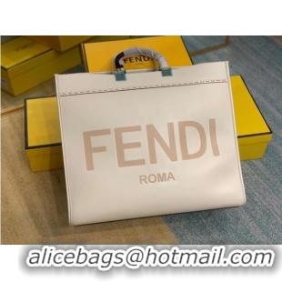 Grade Quality FENDI SUNSHINE large beige leather shopper 8BH387A