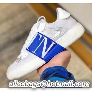 Perfect Valentino Calfskin VL7N Sneaker with Bands For Women and Men 032701 Blue