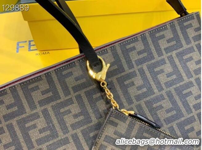 Top Grade FENDI Fabric Bag 69555 Burgundy