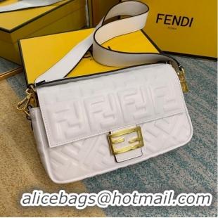 Super Quality Fendi BAGUETTE Shoulder Bag 8BR600 white