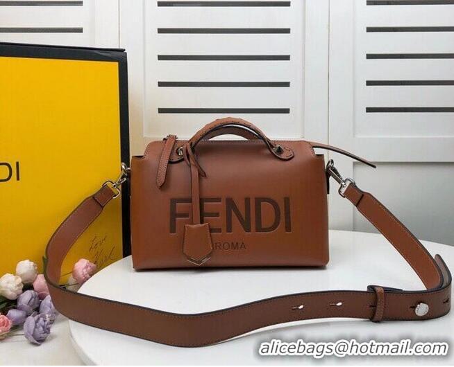 Buy Discount FENDI MEDIUM BY THE WAY leather Boston bag 8BL146A Brown