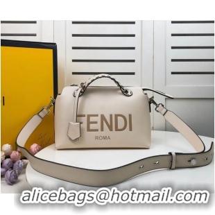 Popular Style FENDI MEDIUM BY THE WAY leather Boston bag 8BL146A beige