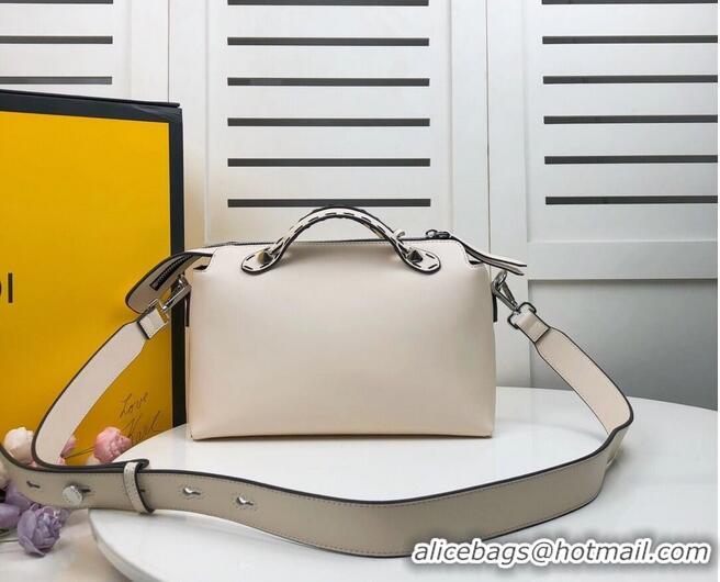 Popular Style FENDI MEDIUM BY THE WAY leather Boston bag 8BL146A beige