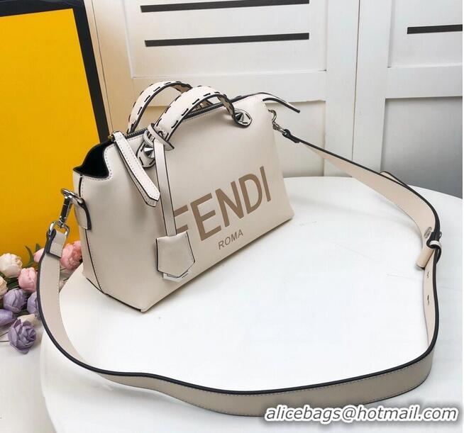 Popular Style FENDI MEDIUM BY THE WAY leather Boston bag 8BL146A beige