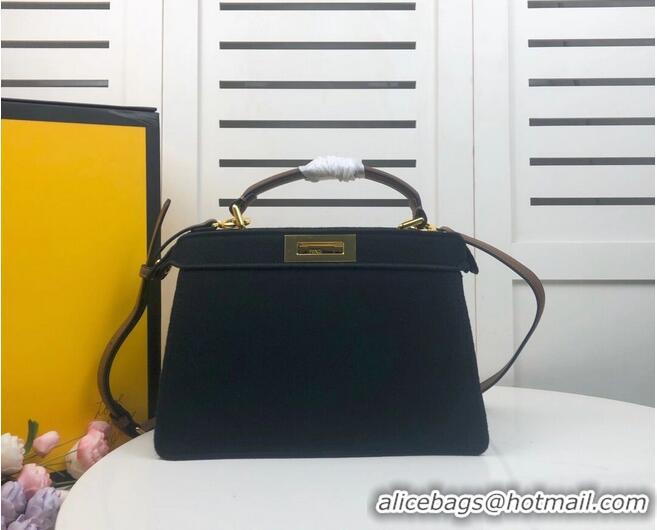 Spot Bulk FENDI PEEKABOO ICONIC with black embroidery decoration F6509