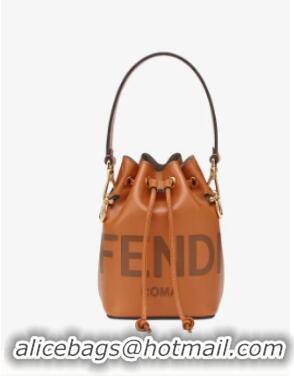 Best Price FENDI MON TRESOR Brown leather mini-bag 8BS010