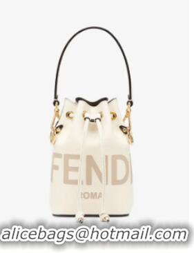 Fashion Discount FENDI MON TRESOR beige leather mini-bag 8BS010