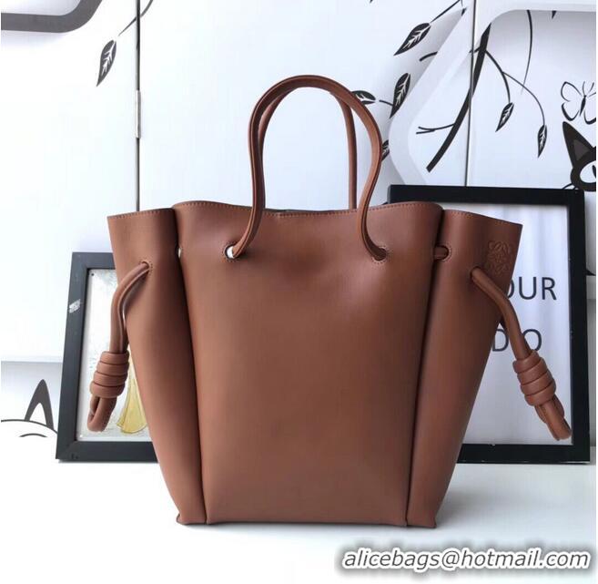 Unique Style Loewe tote Bags Original Leather 10189 brown