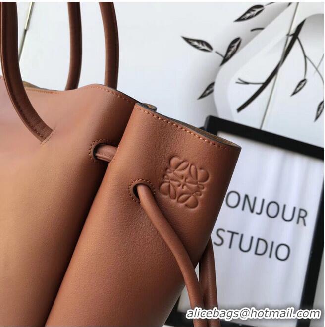 Unique Style Loewe tote Bags Original Leather 10189 brown