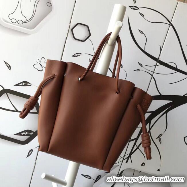 Unique Style Loewe tote Bags Original Leather 10189 brown