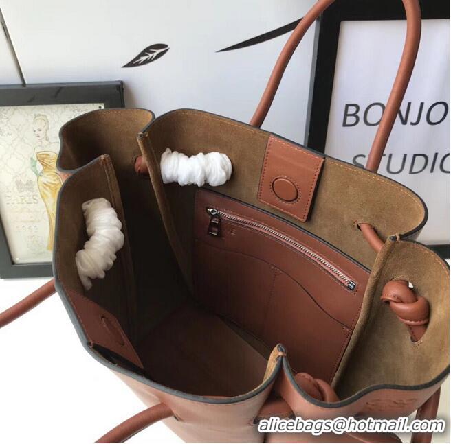 Unique Style Loewe tote Bags Original Leather 10189 brown