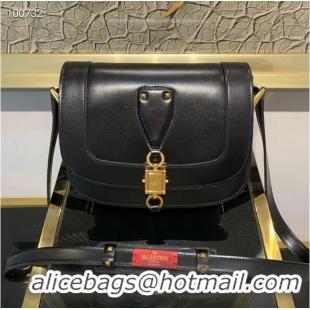 New Stylish VALENTINO Origianl leather shoulder bag V0070 black