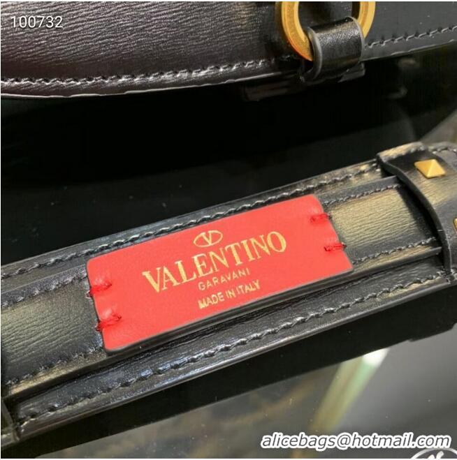 New Stylish VALENTINO Origianl leather shoulder bag V0070 black