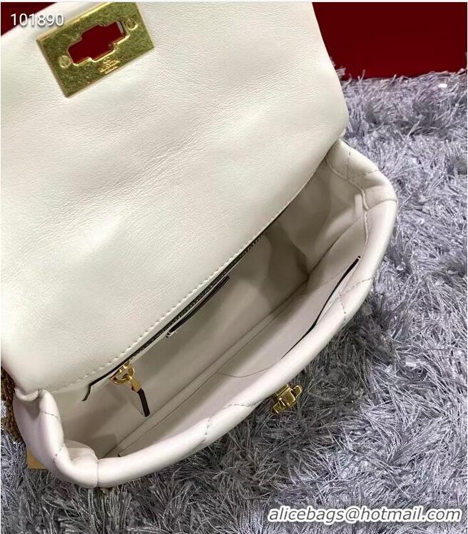 Unique Style Valentino mini Garavani Roman Stud V2061 White