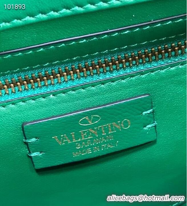 Elegant Cheapest Valentino mini Garavani Roman Stud V2061 green