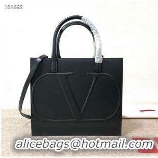 Inexpensive VALENTINO Origianl leather tote V2021 black