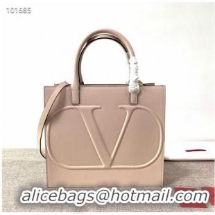 Buy Discount VALENTINO Origianl leather tote V2021 light pink