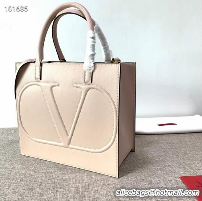 Buy Discount VALENTINO Origianl leather tote V2021 light pink