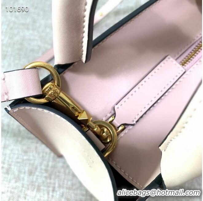 Shop Duplicate VALENTINO Origianl leather tote V2022 light pink