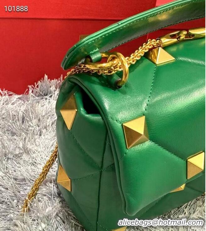 Most Popular Valentino medium Garavani Roman Stud V2060 green