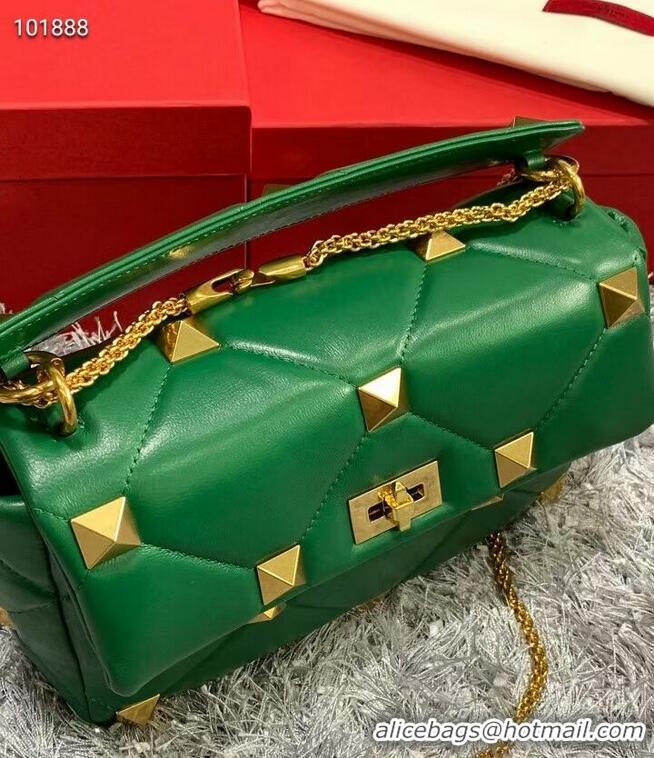 Most Popular Valentino medium Garavani Roman Stud V2060 green