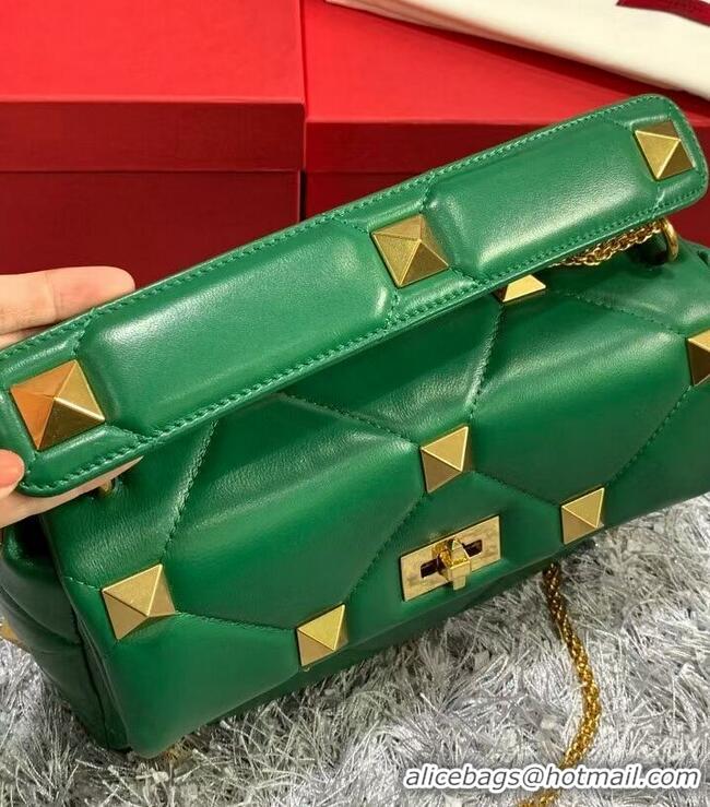 Most Popular Valentino medium Garavani Roman Stud V2060 green