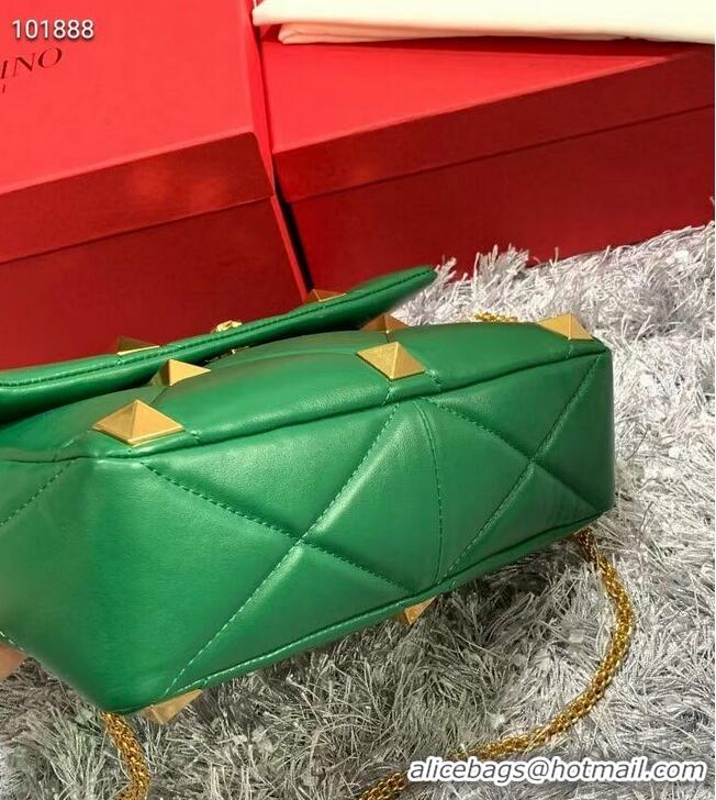 Most Popular Valentino medium Garavani Roman Stud V2060 green