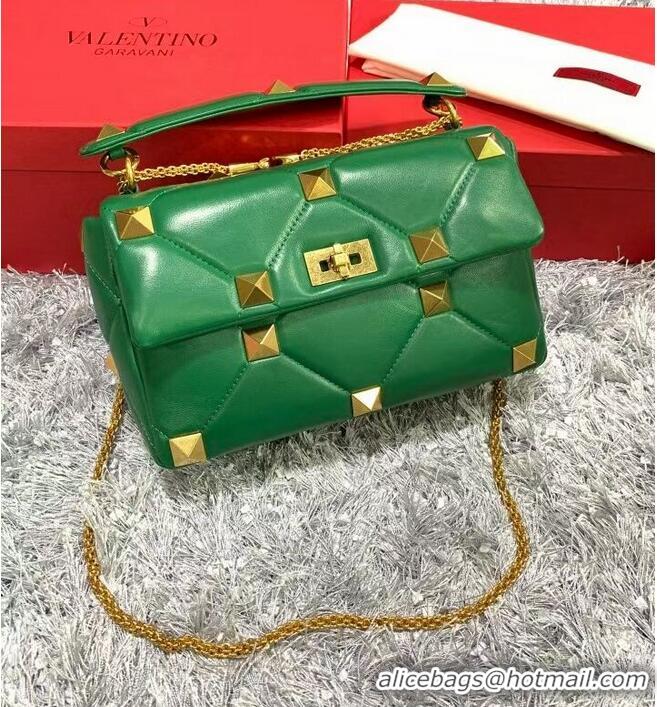 Most Popular Valentino medium Garavani Roman Stud V2060 green