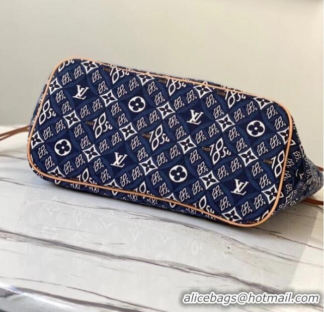 Sumptuous Louis vuitton SINCE 1854 NEVERFULL MM M57484 blue