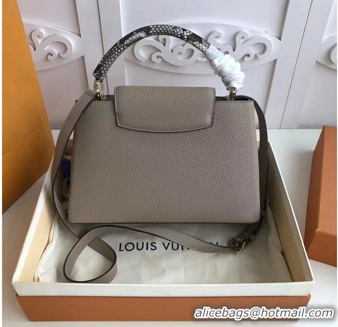 Top Quality Classic Louis Vuitton CAPUCINES PM M52386 Grey