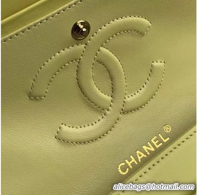 Top Design Chanel classic handbag Lambskin & gold Metal A01112 lemon