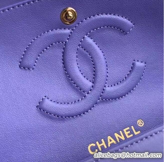 Top Discount Chanel classic handbag Lambskin & gold Metal A01112 Purple