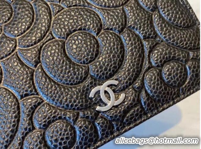 Inexpensive Chanel classic clutch with chain Lambskin & Gold-Tone Metal AP3318 black