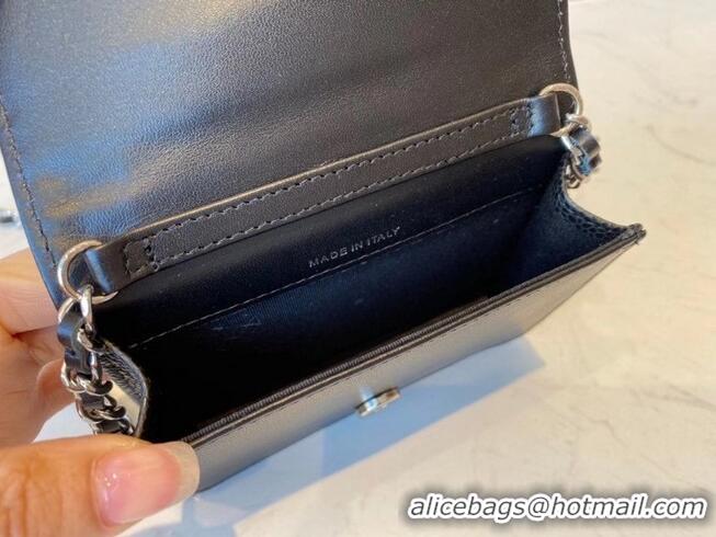 Inexpensive Chanel classic clutch with chain Lambskin & Gold-Tone Metal AP3318 black