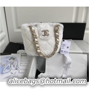 Best Price Chanel bucket bag AS2257 white