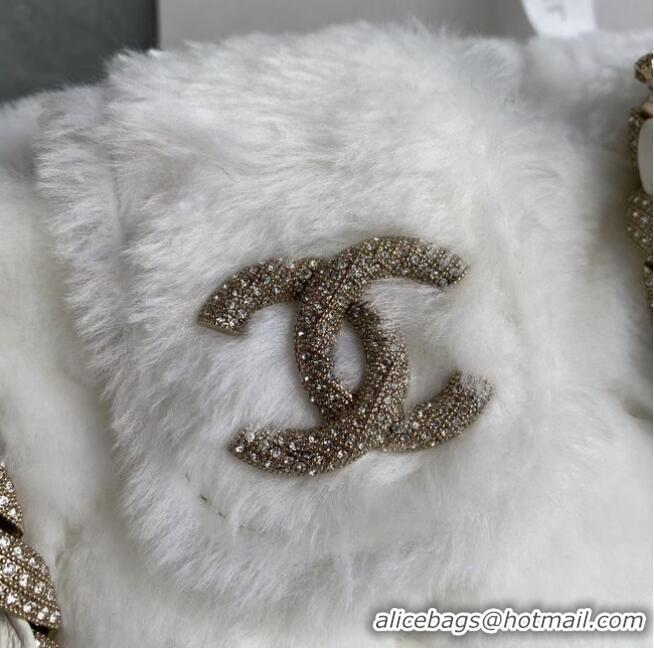 Best Price Chanel bucket bag AS2257 white