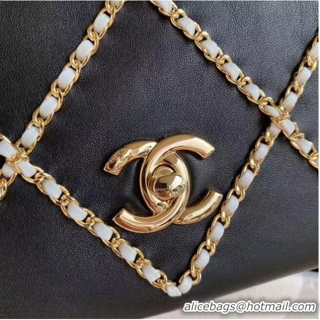 New Design Chanel flap bag AS2382 black & white