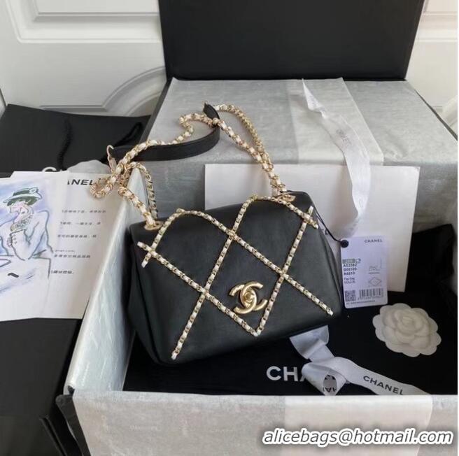 New Design Chanel flap bag AS2382 black & white