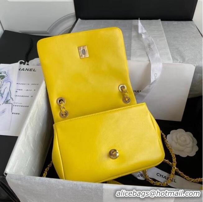 Good Quality Chanel flap bag AS2382 yellow & Multicolor