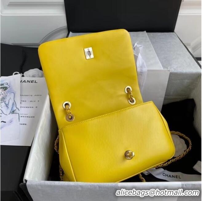 Super Quality Chanel flap bag AS2383 yellow & Multicolor