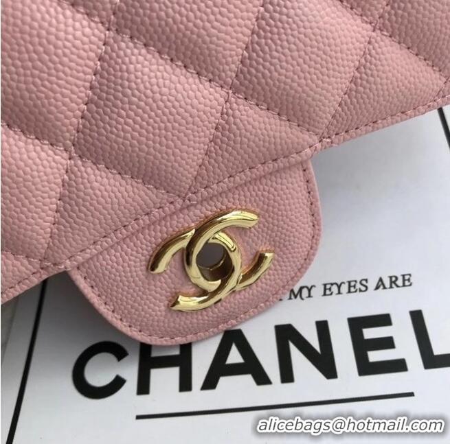 Popular Style Chanel mini flap bag Grained Calfskin A1116 Pink Gold