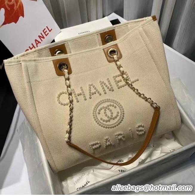 Fashion Discount Chanel 19SS Shopping bag A67001 cream