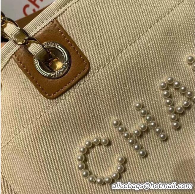 Fashion Discount Chanel 19SS Shopping bag A67001 cream